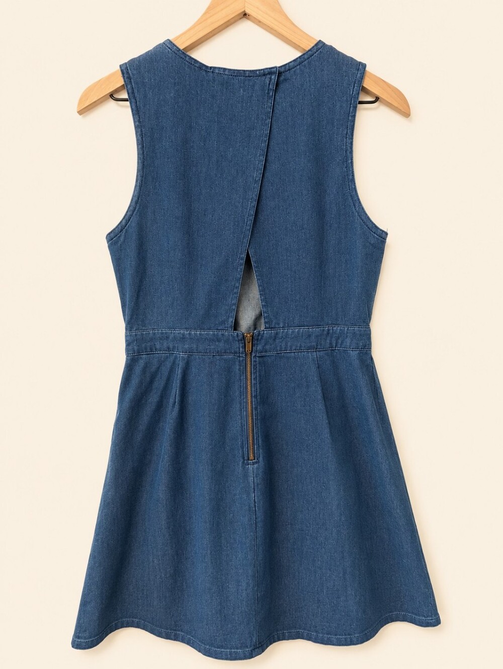 Lush Chambray Denim Front Pocket Mini - Picture 2 of 6